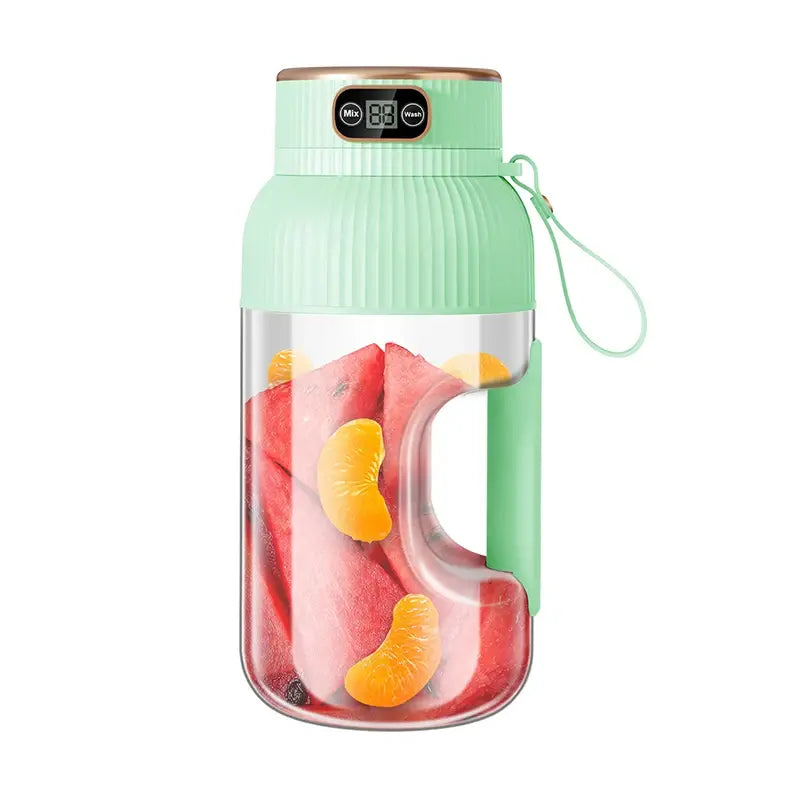 1000ML Portable Juicer Blender Fruit Juicer USB Charging Lemon Orange Fruit Juicing Cup Smoothie Blender Machine Kitchen Tools - Nexvibe
