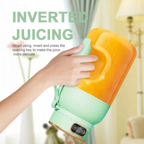1000ML Portable Juicer Blender Fruit Juicer USB Charging Lemon Orange Fruit Juicing Cup Smoothie Blender Machine Kitchen Tools - Nexvibe