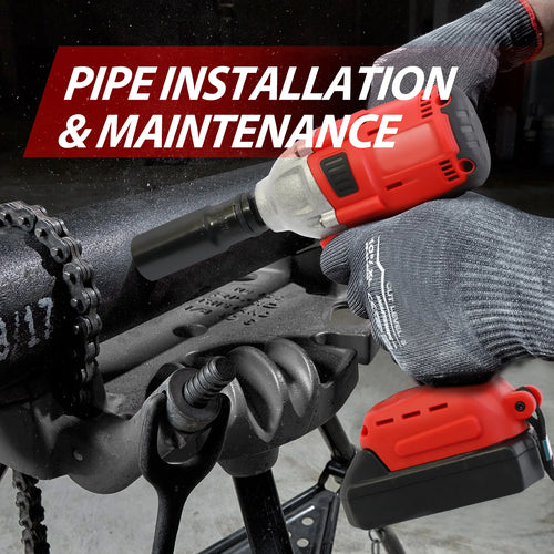 1000N.m Cordless Impact Wrench Brushless 20V 1/2 inch Power Tool Sets High Torque 2x1500MAh Batteries for Car Truck