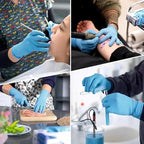 100 PCS Nitrile Kitchen Gloves, Size M, Durable & Puncture Resistant. 21x11cm, for Cooking & Cleaning - Nexvibe