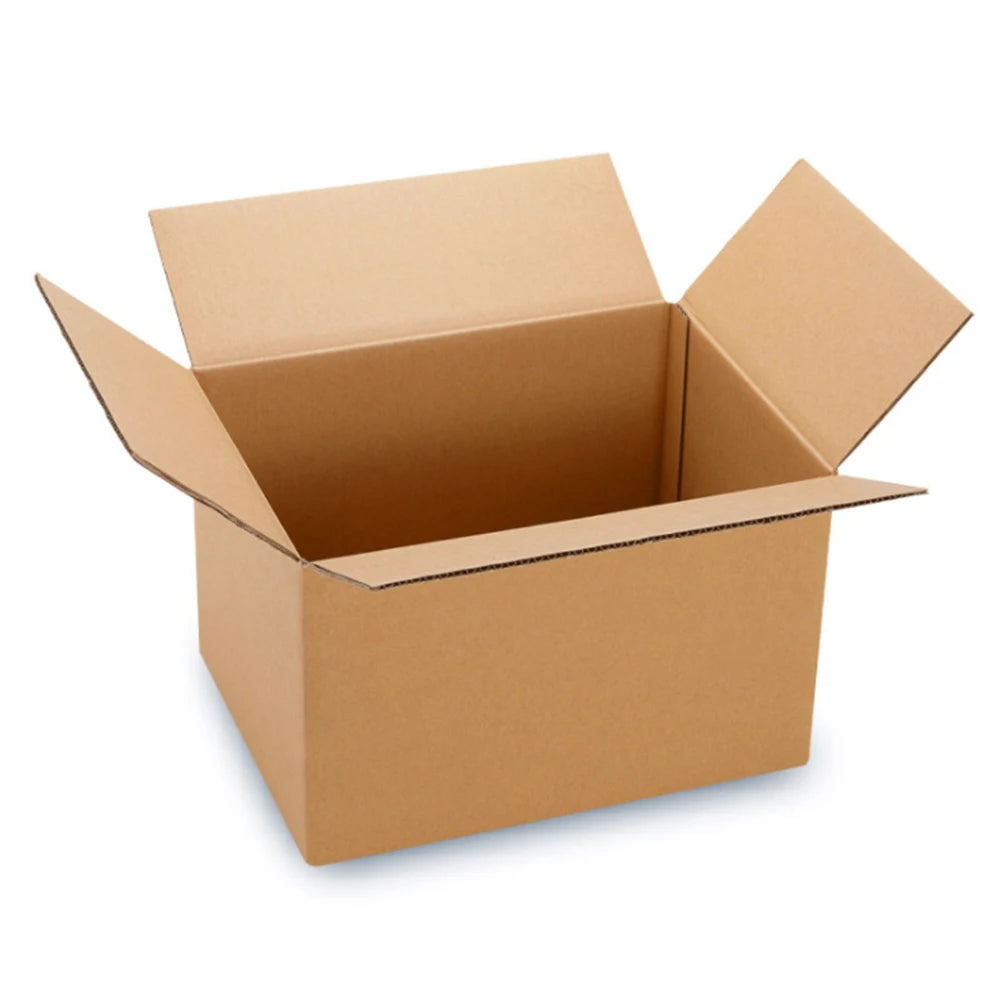 100 Pack 8x6x4 inches Small Shipping Boxes Brown Corrugated Cardboard Boxes for Packing Mailing Moving Business