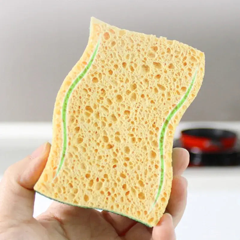 10pcs Multi-Layer Kitchen Sponge Scourer Soft Sponge Durable Stain-Removing Absorbent for Kitchen Dish Pot Tableware Cleaning - Nexvibe