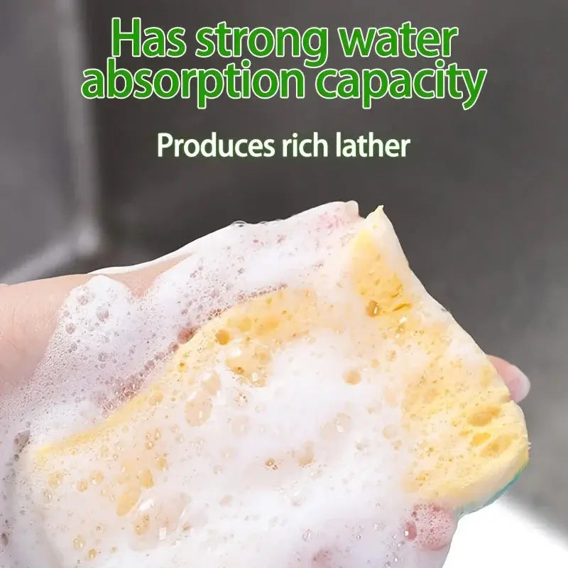 10pcs Multi-Layer Kitchen Sponge Scourer Soft Sponge Durable Stain-Removing Absorbent for Kitchen Dish Pot Tableware Cleaning - Nexvibe