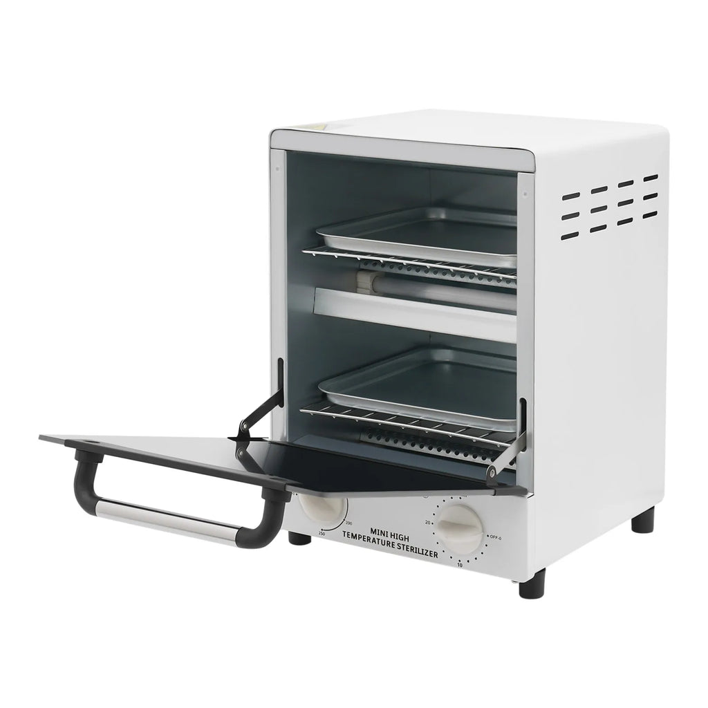 110V 1000W 12L Infrared Heat Sterilizer Nail Tool Sterilizer Beauty Salon Equipment - WHITE / United States
