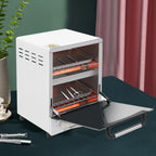 110V 1000W 12L Infrared Heat Sterilizer Nail Tool Sterilizer Beauty Salon Equipment - WHITE / United States