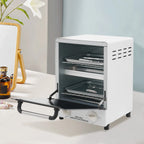 110V 1000W 12L Infrared Heat Sterilizer Nail Tool Sterilizer Beauty Salon Equipment - WHITE / United States