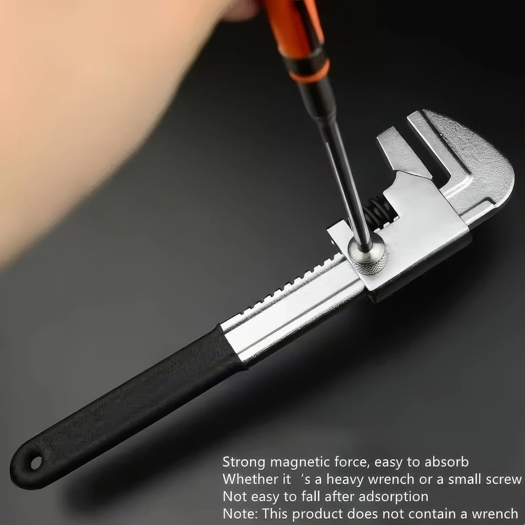 1/2 Piece Magnet Picking Tool Orange No Power Required Portable Manual Tool Suitable for Electronic Components Screws