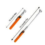 1/2 Piece Magnet Picking Tool Orange No Power Required Portable Manual Tool Suitable for Electronic Components Screws