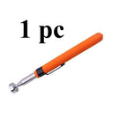 1/2 Piece Magnet Picking Tool Orange No Power Required Portable Manual Tool Suitable for Electronic Components Screws