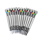 13PCS/Set Professional 0.6-2.0mm 90mm Long Slotted Cross Screwdriver Kit Watchmakers Watch Repair Tools Set