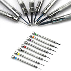 13PCS/Set Professional 0.6-2.0mm 90mm Long Slotted Cross Screwdriver Kit Watchmakers Watch Repair Tools Set