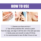Dark Spot Removal Patch, Lightening Face Dark Spots Melasma Spots Melanin Moisturizing Whitening Skin Spot Patch