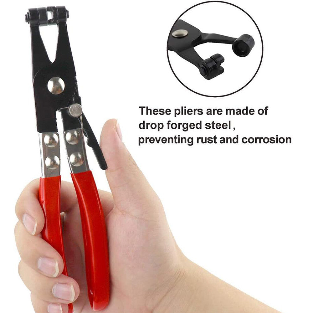 Car Hose Clamping Pliers Bendable Hose Clamps Cable Type Flex Cable Straight Hose Bundle Removal Long Clamps Auto Repair Tools