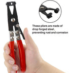 Car Hose Clamping Pliers Bendable Hose Clamps Cable Type Flex Cable Straight Hose Bundle Removal Long Clamps Auto Repair Tools