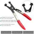 Car Hose Clamping Pliers Bendable Hose Clamps Cable Type Flex Cable Straight Hose Bundle Removal Long Clamps Auto Repair Tools