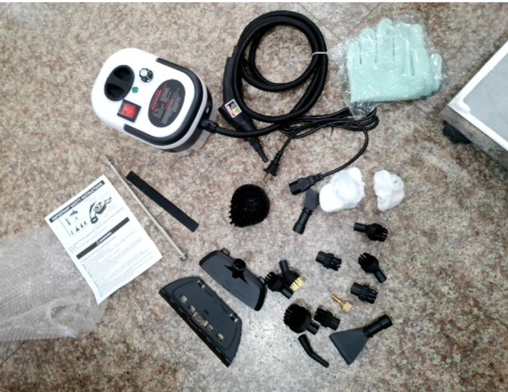 2500W Handheld Steam Cleaner High Pressure Household Car Detailing Steam Cleaning Machine with Cleaning Tools US Standard