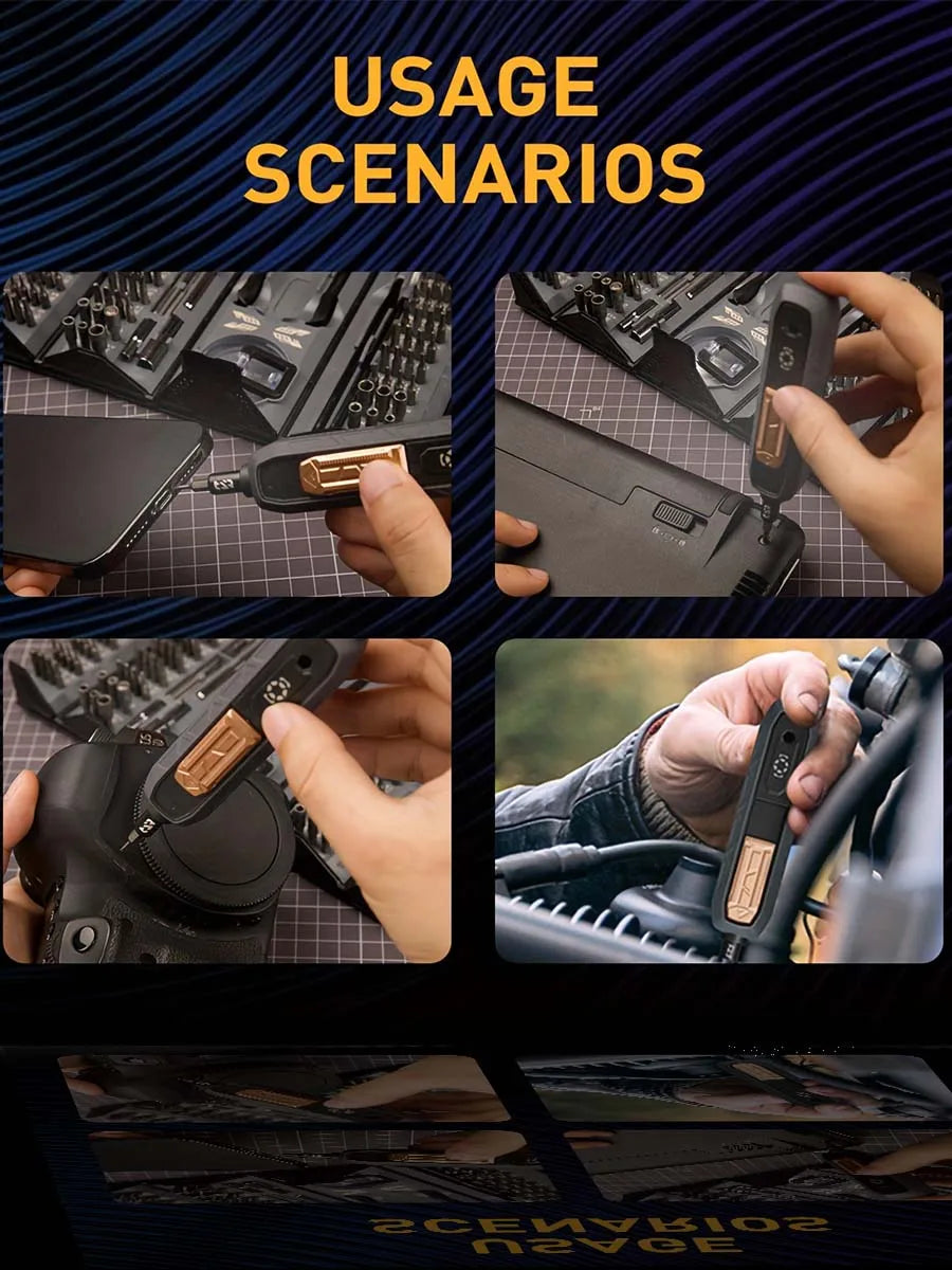 180 in 1 Precision Manual Multifunctional Screwdriver Set Magnetic Phillips Bits Mobile iPhone & PC & Glasses Repair