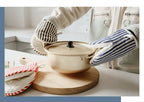 1PC  Heat-insulating Gloves Potholder Kitchen Anti-scald Microwave Gloves High Temperature Resistant Kitchen Baking Oven Gloves - Nexvibe