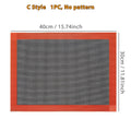 1PC Perforated Silicone Baking Mat, 2 Sides with Puff & Round Patterns, Reusable Non-stick Oven Liner, for Cookies Macaron Bread - Nexvibe