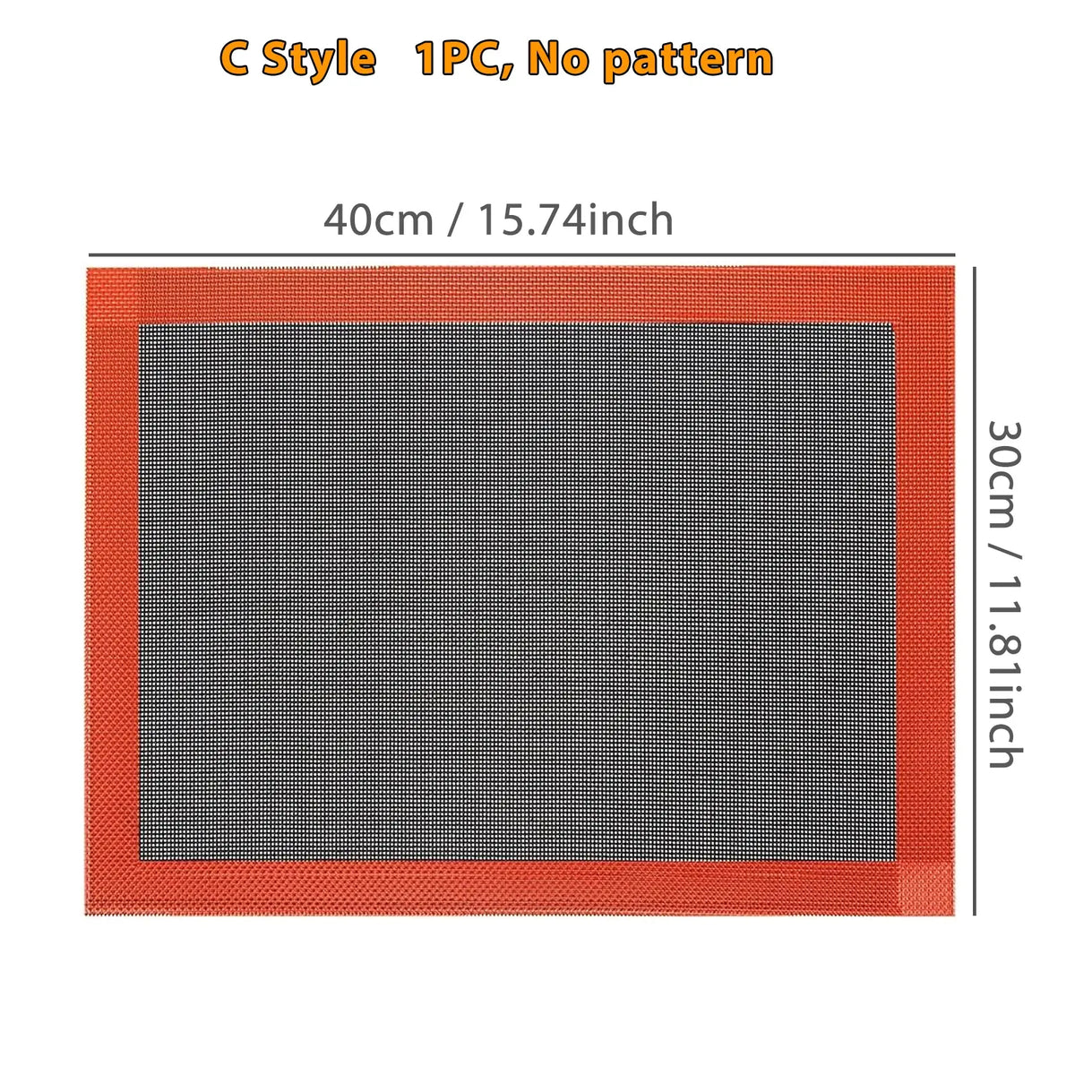 1PC Perforated Silicone Baking Mat, 2 Sides with Puff & Round Patterns, Reusable Non-stick Oven Liner, for Cookies Macaron Bread - Nexvibe