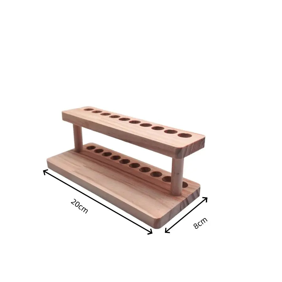 1PC Walnut Wood Multifunction Desk Organizer - Pen Holder, Phone Stand & Storage Solution for Office and School - Nexvibe
