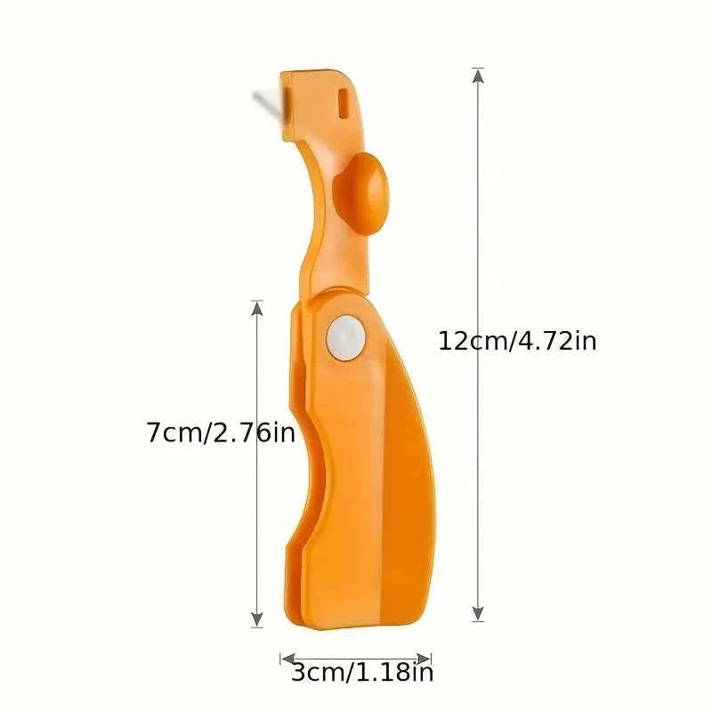 1PC peeler, plastic folding handle fruit peeler tool, vegetable and fruit cutter, creative lemon and grapefruit peeler, kitchen