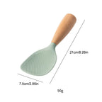 1Pcs Silicone Non-Stick Cooking High-Temperature-Resistant Spoon Anti-Scalding Pot Rice Durable Kitchen Gadgets Rice Spoon - Nexvibe