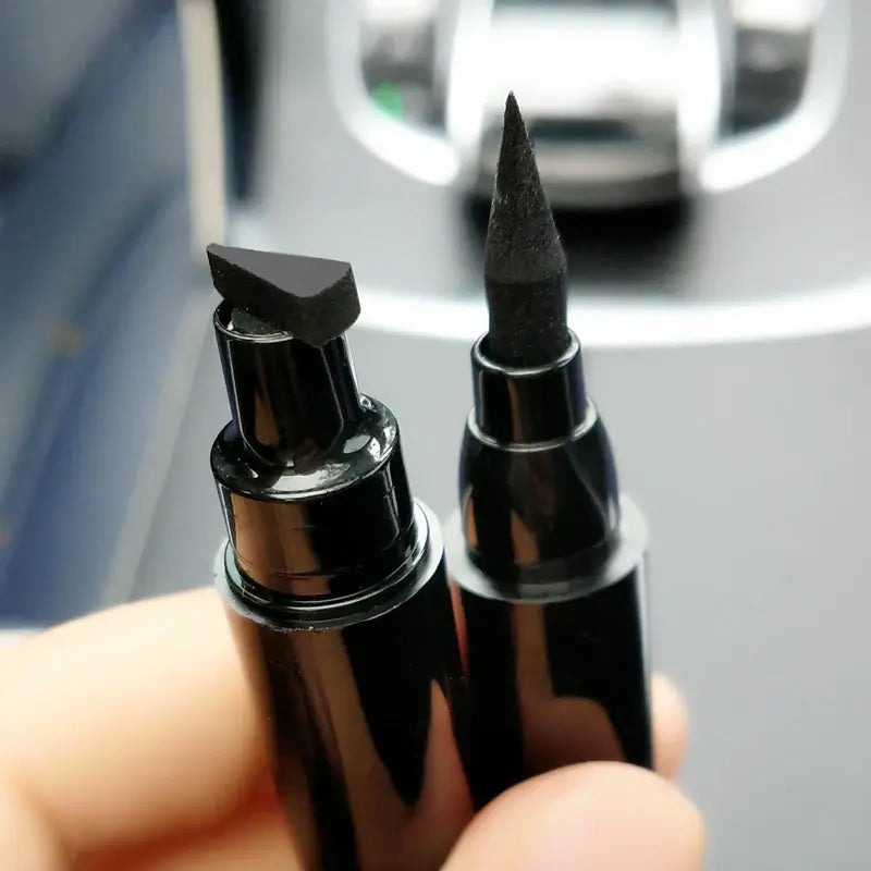 1 Pcs Black Wings Stamp Liquid Eyeliner Waterproof Smudge Proof Quick Dry Precise Tip Beginner Friendly Y2K Party & Daily Makeup - Nexvibe