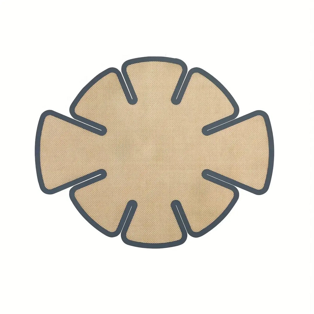 1 extra-long silicone baking toast mat, reusable food-grade bread mat with safe edges and handles, non-stick - Nexvibe