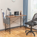 Computer Desk, Modern Home Office Simple Minimal Writing Desk Laptop Table, Brown…