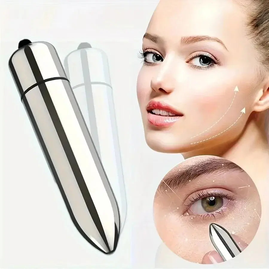 1pc Mini Vibrating Massager Facial and Eye Massage Treatment Promotes Lotion Absorption Portable for Home and Travel Beauty Tool - Nexvibe