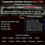 1pc V100 Professional OBD2 Scanner Engine Fault Code Reader Diagnostic Scan Tool for OBD II Protocol Cars Since 1996