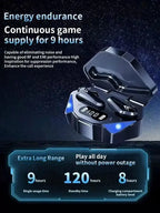 2026 New TWS Wireless Earphones with Bluetooth 5.49 Gaming Headset Sport Earbuds with LED Display Earhooks and Built-in
