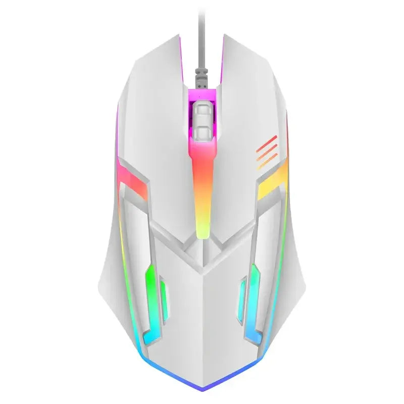 2026 hot F1 Wired 3-Button Mouse Colorful Lighting Game And Office Suitable For Microsoft Windows and Apple IOS system explosion - Nexvibe