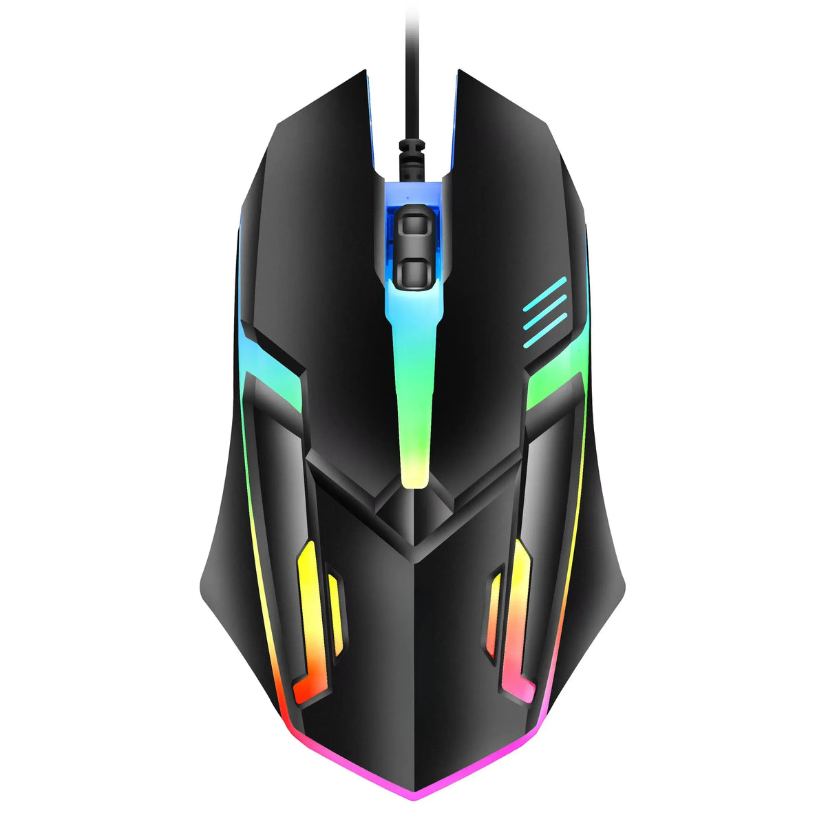 2026 hot F1 Wired 3-Button Mouse Colorful Lighting Game And Office Suitable For Microsoft Windows and Apple IOS system explosion - Nexvibe