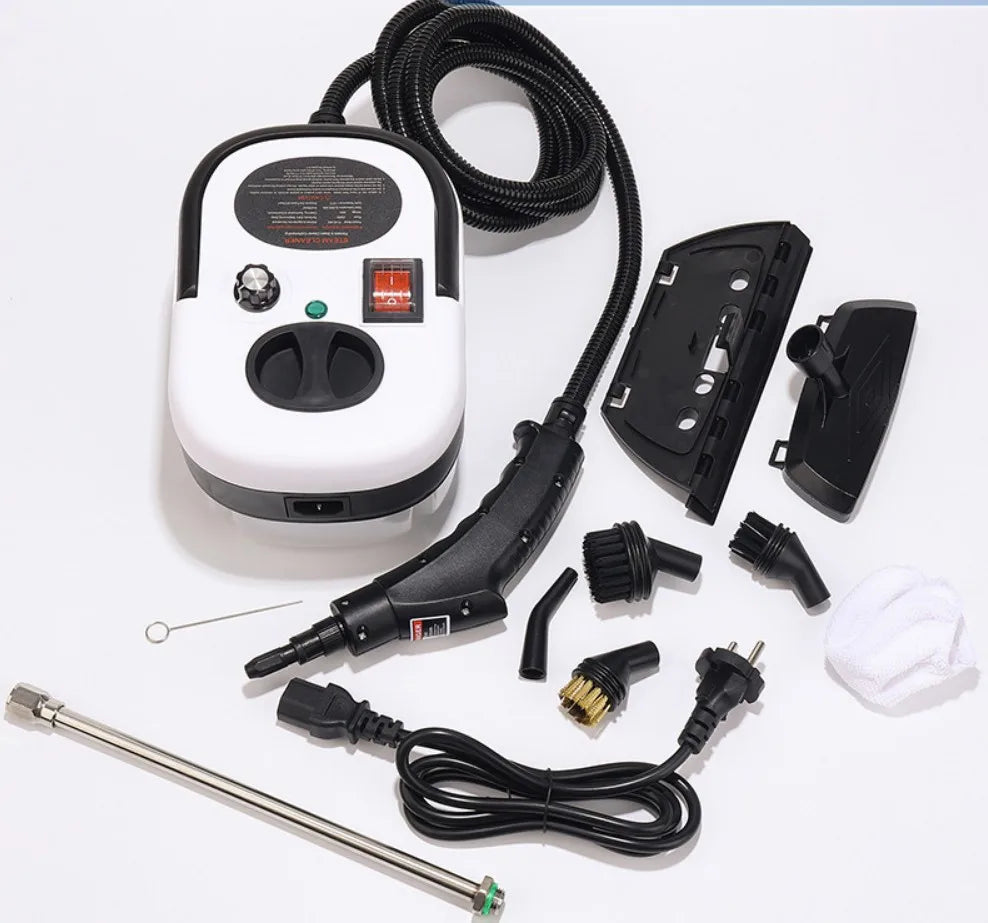 2500W Handheld Steam Cleaner High Pressure Household Car Detailing Steam Cleaning Machine with Cleaning Tools