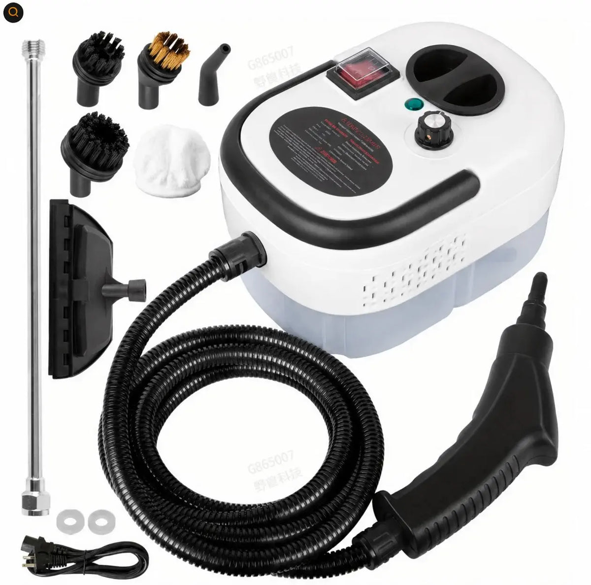 2500W High Temperature Steam Cleaner 110V Portable Handheld Steam Cleaning Machine With Multiple Accessories US Plug - Nexvibe