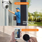 2Pc Ease Life APP-Light Bulb Security Cameras Outdoor Wireless WiFi Camera 5GHz 360 Degree E27 Light Socket Screw