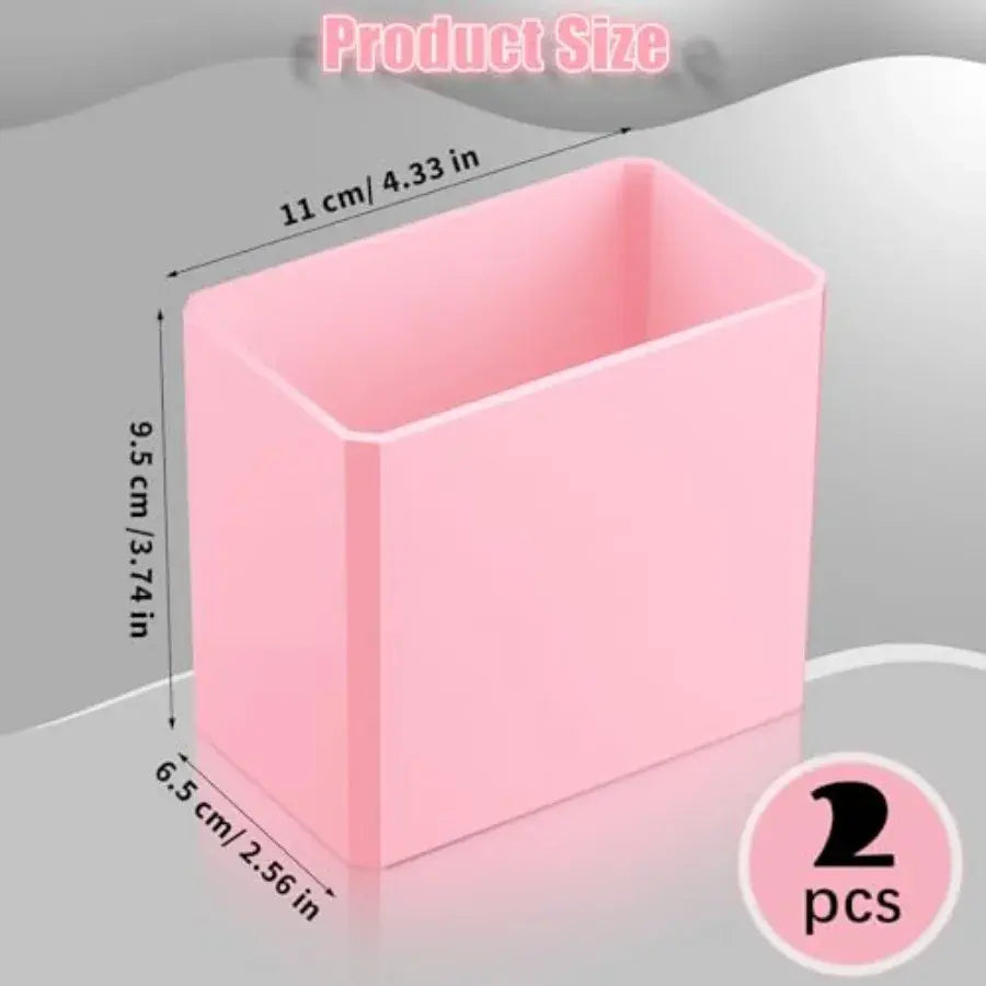 2 Pcs Wall Mounted Organizer Non-drilling Adhesive Floating Shelf Wall Bin Organizer Hanging Storage Containers for Bedroom Bat - Nexvibe