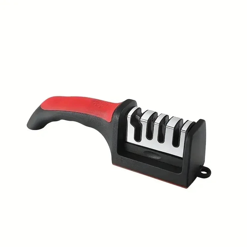3-Segment Knife Sharpener Knife Sharpeners for Kitchen Knives Stainless Steel Three-Purpose Sharpening Stone
