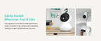 3K Pet Dog Camera with Phone App 5G/2.4G WiFi Indoor Security Baby Camera,AI Detection 360° Pan&Tilt 2-Way Audio Night