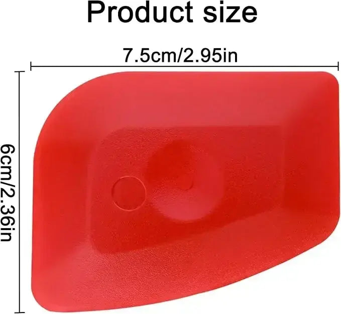 3 Pack Pan Scraper Plastic Kitchen Pot Scrubber Cast Iron Skillet Non Scratch Cleaner Pad Sturdy Durable Food Scraper Tool Set - Nexvibe