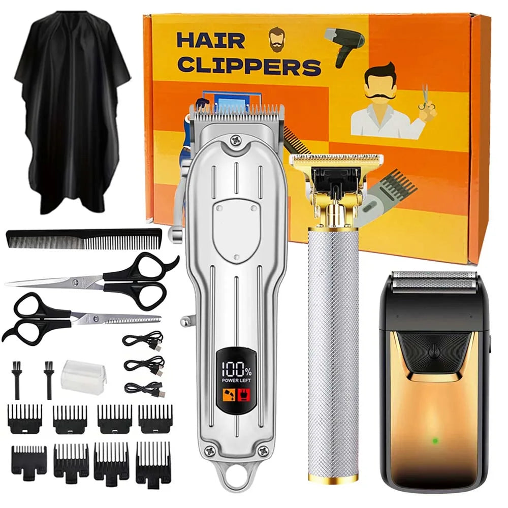 3 in1/1pc Professional Hair Clipper Kit Electric Shaver for Barber Men’s Hair Trimmer Electric Shaver Hair Cutting