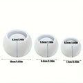 3pcs Round Flower Pot Silicone Mold DIY Succulent Plant Vase Round Candle Cup Mold Crafting Materials Plaster Cement Resin Mold - Nexvibe