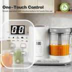 4-in-1 Auto-Clean, BPA-Free, for 4-12 Months Baby Food Maker Steamer Blender - Nexvibe