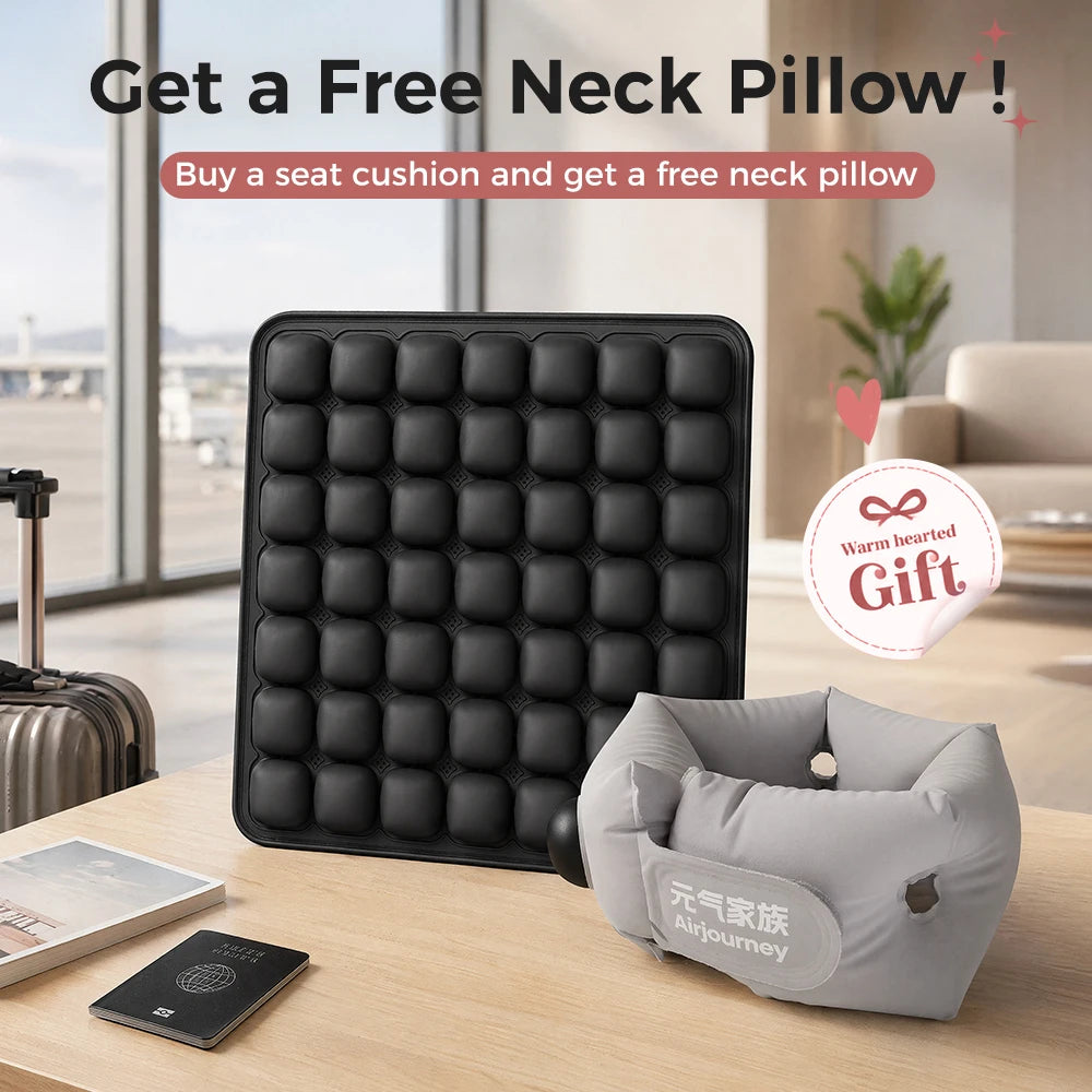 49 Cell Air Seat Cushion for Office & Home & Outside Etc / The Product Comes with a Transparent Matte-Finish Bag.