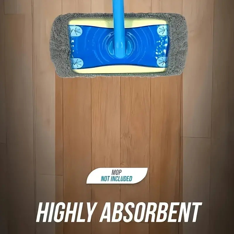 4 Unit Reusable Mop Pad, Machine-Washable Long-Lasting Flat Floor Mop Cloth, For Both Dry And Wet Use - Nexvibe
