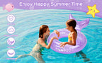 Inflatable Swim Ring, Cute Mermaid Dinosaur Unicorn Mouse Swimming Pool Floats Tube Raft, Water Bathtub Beach Party Toys