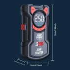 5-in-1 Multifunctional Air Pump Jump Starter with Air Compressor 3000A Peak/150PSI Battery Jump Starter Digital Tire Inflator - Nexvibe