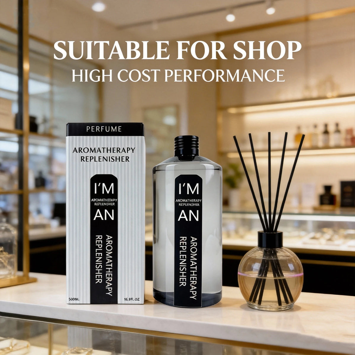 500ML Lasting Flameless Hotel Hilton Marriott White Tea Aromatherapy Refill Essential Oil for humidifier Fresh Air